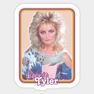 Bonnie Tyler \/\ 80s Style Fan Art Design Sticker